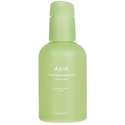 Abib Heartleaf Essence kalmerende pomp, voor de gevoelige huid, ultra-hydraterende kalmerende essentie