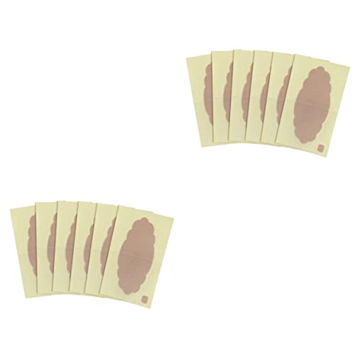 STOBAZA 20 Stuks Zweet Plekken Krukken Pads Oksels Voor Zweten Hyperhidrose Producten Wegwerpbare Zweetsticker Steunzolen Wegwerp Zweet Jurk -stickers Mens Anti-transpirant Rok