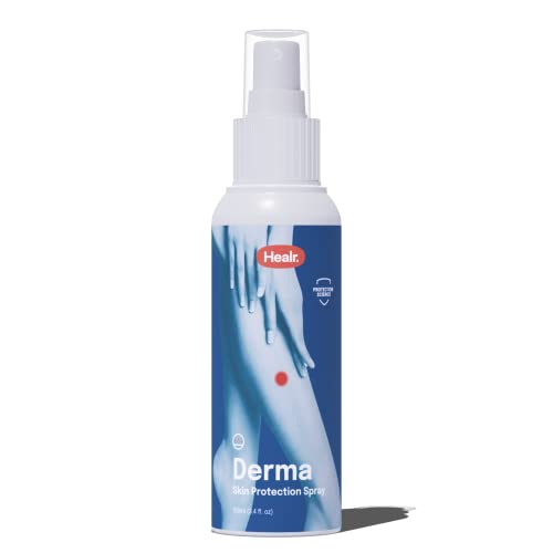 Healr Derma Skin Protection Spray 100ml Hydraterende en voedende spray met aloë vera en magnesium, hydraterende spray voor lichaam, gezicht en haar, gezichtsspray biedt bescherming
