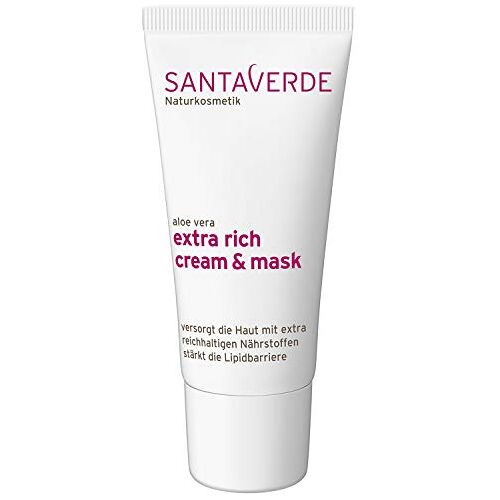 Santaverde 560084 Aloe Vera Cream Mask Extra Rich Bio, 30 Ml