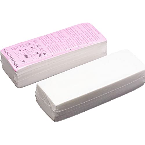 ANCLLO 100 Stks Professionele Ontharing Tool Ontharend Papier Vlies Epilator Vrouwen Wax Strip Papier Scheren Roll Waxen Glad Benen