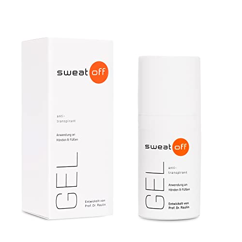 SWEAT-OFF Anti-transpirant gel 30 ml   gel tegen handzweet en voetgeur   antiperspirant voor handen en voeten