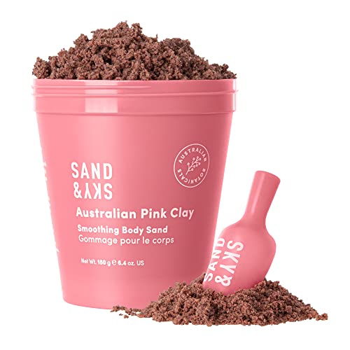 Sand & Sky Australische Roze Klei Verzachtende Bodyscrub. Organische reinigende bodyscrub