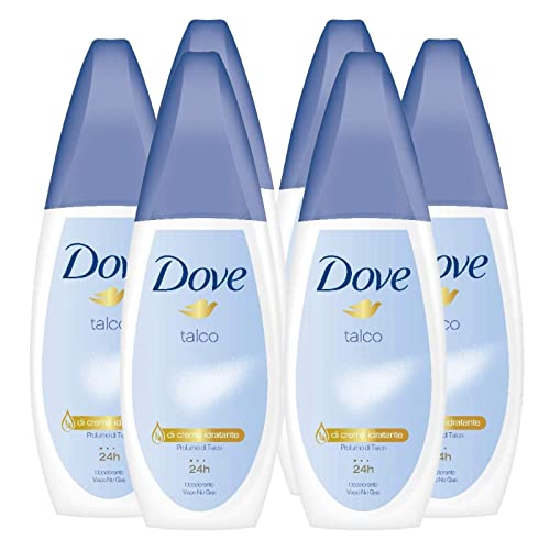 Dove 6 x  Deodorant 24 uur Vapo No Gas met talkgeur 6 deodorants spray à 75 ml