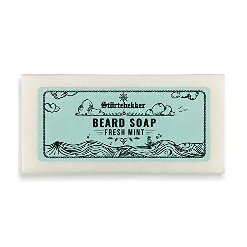 Störtebekker Shaving Accessories Störtebekker® Premium baardzeep vaste shampoo voor de dagelijkse baardverzorging handgemaakte zeep voor zuinig schuim veganistische baardzeep heren 80 g