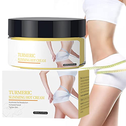 leryveo 2 Pcs Gember Afslankende Hot Cream Gewichtsverlies Anti-Cellulite Afslankcrème Gel,Anti-cellulitis afslankcrème voor buik, voor cellulitis, rustgevend, ontspannend