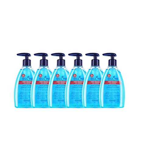 HEROME 6-Pack Direct Desinfect Handgel 200ml. Desinfecterende Handgel met 80% Alcohol Beschermt Tegen Bacteriën en Droogt de Handen Niet Uit 6 * 200ml.