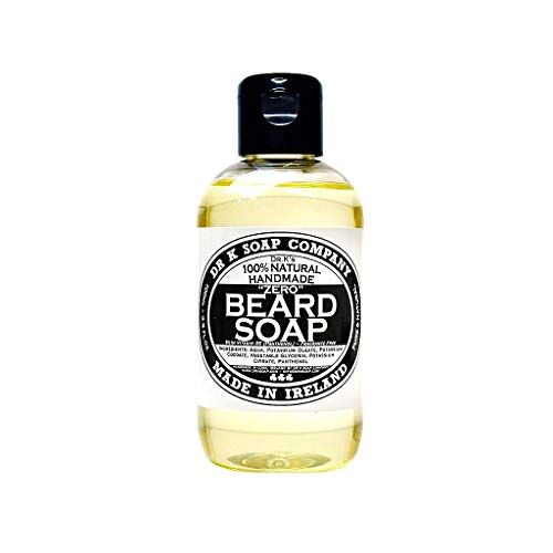 Dr K Soap Company Beard Soap Zero geurneutraal 100 ml baardzeep voor baardverzorging 100% natuurlijke ingrediënten