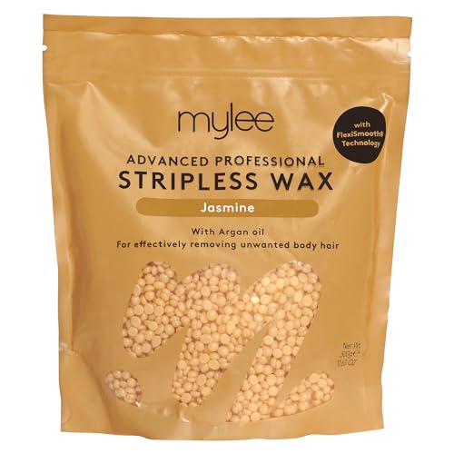 MYLEE Advanced Striploze Wax Kit Jasmijn Geur Harde Waxsparels voor Ontharing Gezicht, Lichaam, Bikini en Intiem Ontharen Geschikt voor Dames en Heren