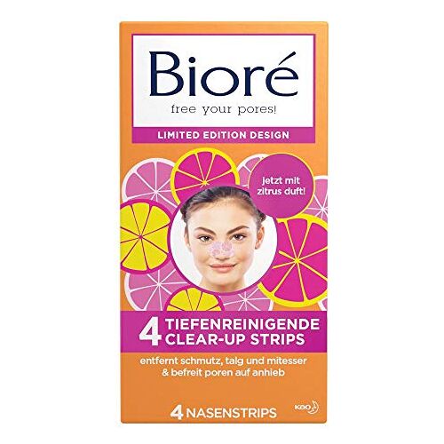 BIORÉ Dieptereiniging Clear-Up-Strips Neusstrips Citrus Limited Edition, 100 g