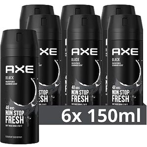 AXE Deodorant Bodyspray Black 6 x 150ml AXE Deodorant Bodyspray Black 6 x 150ml