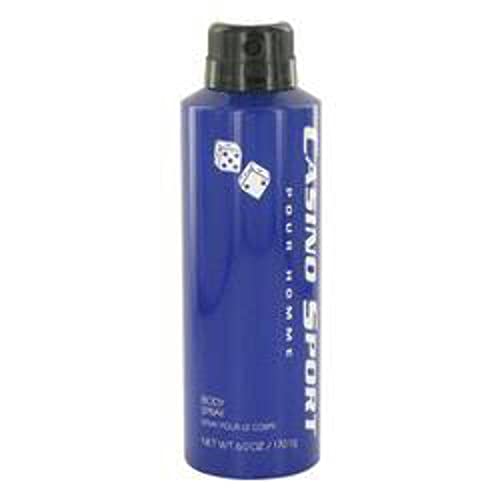 Casino Perfumes Casino Sport by  Body Spray (No Cap) 6 oz / 177 ml (Men)