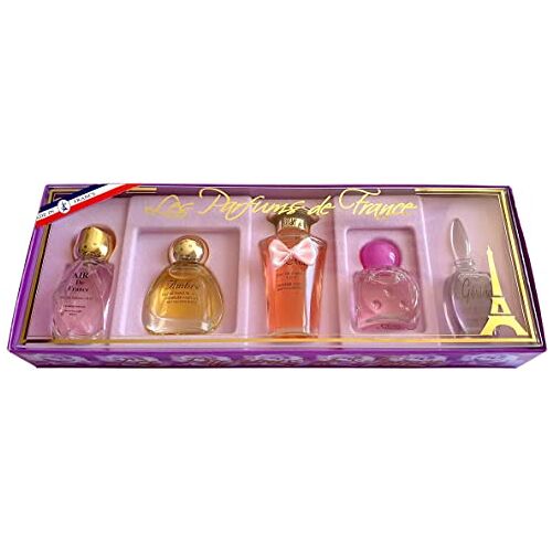 Charrier Parfums "Les Parfums de France" Gift set of 5 Miniatures Eau de Parfums 41 ml