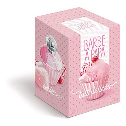 TUTTI DELICES BARBE A PAPA Eau de toilette voor dames, 50 ml, fles (1,7 fl.oz.) Zoete damesgeur van CORANIA