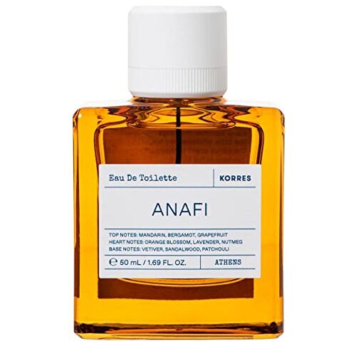 KORRES ANAFI EDT voor dames, dermatologisch getest, veganistisch, 50 ml