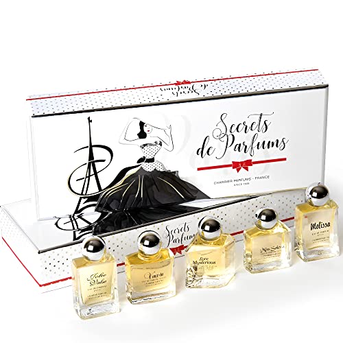 Charrier Parfums "Secrets de Parfums " Gift Set of 5 Miniature Eau de Parfum 50 ml