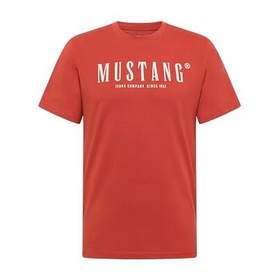 MUSTANG Style Austin T-shirt, Ketchup 7113, S, heren MUSTANG Style Austin T-shirt, Ketchup 7113, S, heren
