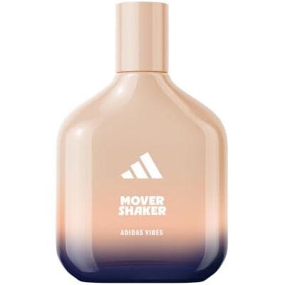 adidas Vibes Mover Shaker Eau de Parfum, uniseks Langhoudende houtachtige ambergeur met sandelhout en rokerige Bourbonvanille – 100 ml adidas Vibes Mover Shaker Eau de Parfum, uniseks Langhoudende houtachtige ambergeur met sandelhout en rokerige Bourbonvanille – 100 ml