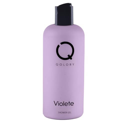 QOLORY Douchegel 400ml   Douchegel Unisex Moisturizing Douchegel   Shower Gel  400ml (Violette)