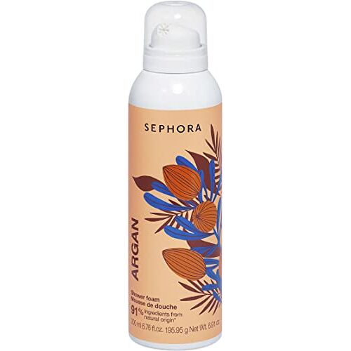 Sephora Shower Foam Argan 200 ML 91% INGREDIËNTEN VAN NATURAL ORIGIN