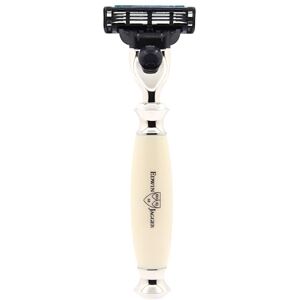 Edwin Jagger R357AMZ Klassiek Scheermes Mach 3 Met Synthetisch Handvat, Vernikkeld, Handmatig En Herbruikbaar Voor Mannen En Vrouwen Voor Scheercrème Of Zeep Edwin Jagger R357AMZ Klassiek Scheermes Mach 3 Met Synthetisch Handvat, Vernikkeld, Handmatig En Herbruikbaar Voor Mannen En Vrouwen Voor Scheercrème Of Zeep