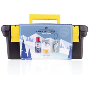 accentra Gift Set voor Heren HERENCOLLECTIE WINTER EDITIE in een kleine gereedschapskist, inclusief shampoo & douchegel, aftershavebalsem, zeep met snoer, wellness verzorgingsset Kerstmannen accentra Gift Set voor Heren HERENCOLLECTIE WINTER EDITIE in een kleine gereedschapskist, inclusief shampoo & douchegel, aftershavebalsem, zeep met snoer, wellness verzorgingsset Kerstmannen
