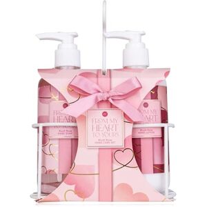 accentra handverzorgingsset FROM MY HEART TO YOURS in een decoratieve draadmand, 290ml handzeep en 290ml handlotion in een pompdispenser verrijkt met de geur Blush Rose navulbaar accentra handverzorgingsset FROM MY HEART TO YOURS in een decoratieve draadmand, 290ml handzeep en 290ml handlotion in een pompdispenser verrijkt met de geur Blush Rose navulbaar
