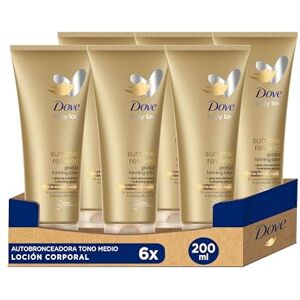 Dove DermaSpa Summer Revived Fair Bodylotion 6 x 200 ml Voordeelverpakking Dove DermaSpa Summer Revived Fair Bodylotion 6 x 200 ml Voordeelverpakking