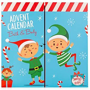 accentra advent kalender Santa & Co. 2023, in schattig elfendesign, voor meisjes en jongens met 24 bad-, lichaamsverzorgings- en accessoireproducten accentra advent kalender Santa & Co. 2023, in schattig elfendesign, voor meisjes en jongens met 24 bad-, lichaamsverzorgings- en accessoireproducten
