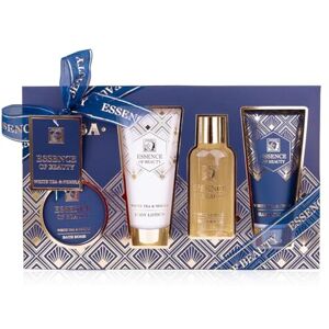 accentra Badset SALSA ESSENCE OF BEAUTY voor vrouwen, lotion, gel, handcrème, badbruisbal, witte thee- en neroligeur, geschenkdoos, luxe voor vrouwen accentra Badset SALSA ESSENCE OF BEAUTY voor vrouwen, lotion, gel, handcrème, badbruisbal, witte thee- en neroligeur, geschenkdoos, luxe voor vrouwen