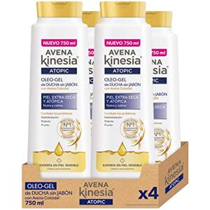 Avena Douchegel zonder zeep voor extra droge en topische huid, formule met 100% natuurlijke haverolie, 4 x 750 ml Avena Douchegel zonder zeep voor extra droge en topische huid, formule met 100% natuurlijke haverolie, 4 x 750 ml