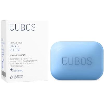 EUBOS vast wasstuk blauw, 125 g EUBOS vast wasstuk blauw, 125 g