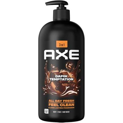 AXE Douchegel Dark Temptation pompdispenser 900 ml AXE Douchegel Dark Temptation pompdispenser 900 ml