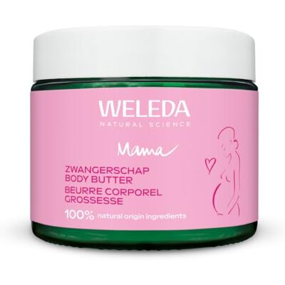 WELEDA ZWANGERSCHAP BODY BUTTER 150 ml – Voedt Intensief en Helpt Striae Voorkomen – Vegan – Met Shea- & Cacaoboter – Biologische & 100% Natuurlijke Ingrediënten WELEDA ZWANGERSCHAP BODY BUTTER 150 ml – Voedt Intensief en Helpt Striae Voorkomen – Vegan – Met Shea- & Cacaoboter – Biologische & 100% Natuurlijke Ingrediënten
