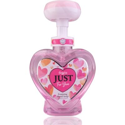 accentra Zeepdispenser Just for You met handzeep, vloeibare zeep in decoratieve pompdispenser in hartvorm, 500 ml, geur: Tea Rose & Velvet, cadeau-idee voor vrouwen, mama en vriendin, navulbaar accentra Zeepdispenser Just for You met handzeep, vloeibare zeep in decoratieve pompdispenser in hartvorm, 500 ml, geur: Tea Rose & Velvet, cadeau-idee voor vrouwen, mama en vriendin, navulbaar