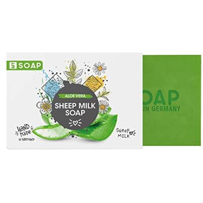 accentra MY SOAP schapenmelkzeep, Natural by , handgemaakte schapenmelkzeep MY SOAP in kartonnen doos, 100g, motief/geur: aloë vera, VE 6 accentra MY SOAP schapenmelkzeep, Natural by , handgemaakte schapenmelkzeep MY SOAP in kartonnen doos, 100g, motief/geur: aloë vera, VE 6