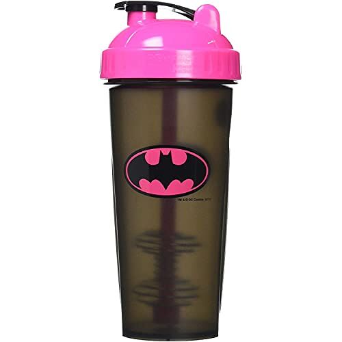 Performa Hero Series DC Shakers Shaker Eiwitshaker Eiwitshaker Fitness 800ml inhoud (Pink Batman) ..