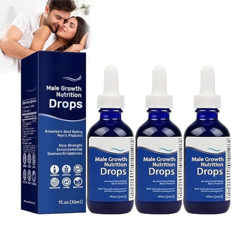 KeyoGoS Revitahepa mannelijke groei voeding druppels, Nexusbio Labs Complex mannen druppels, Revitahepa Mens Drops, Revitahepa Blue Direction voordeel druppels voor mannen (3 stuks)