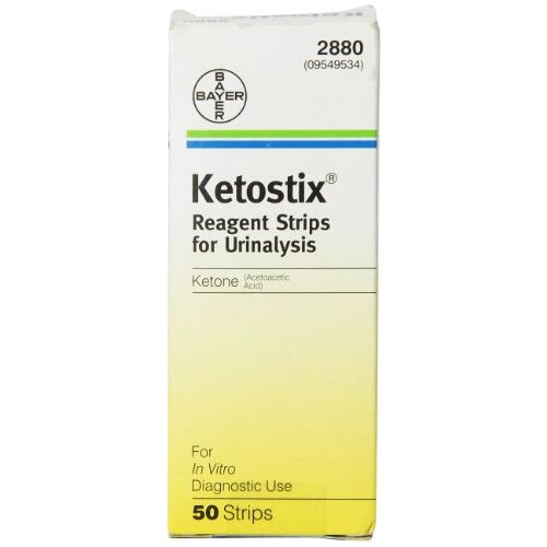 KETOSTIX reageerstrip voor ketone test 50