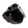 KAUG Lucky Crystal Natuurlijke ruwe zwarte obsidiaan rauwe rotssteen kristal genezing (Size : 1000-1100g)