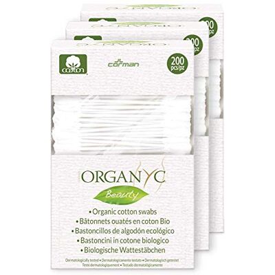 Organyc Biologische Wattenstaafjes - 800 stuks, biologisch afbreekbaar Organyc Biologische Wattenstaafjes - 800 stuks, biologisch afbreekbaar