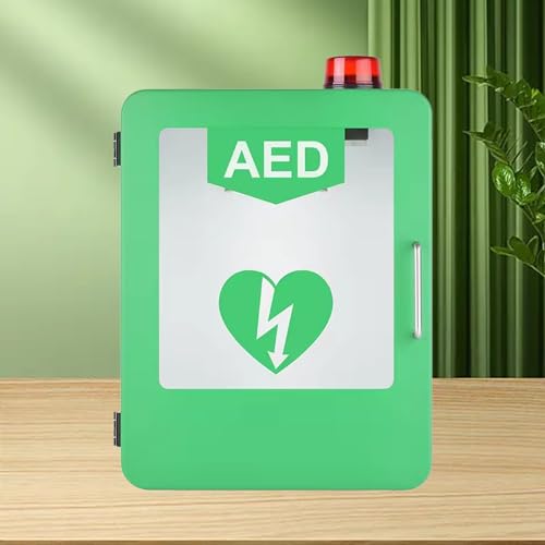 KYZTMHC AED-opbergkast Automatische externe defibrillatorkluis Defibrillator EHBO-kit Wandmontage voor thuiskantoorverpleging