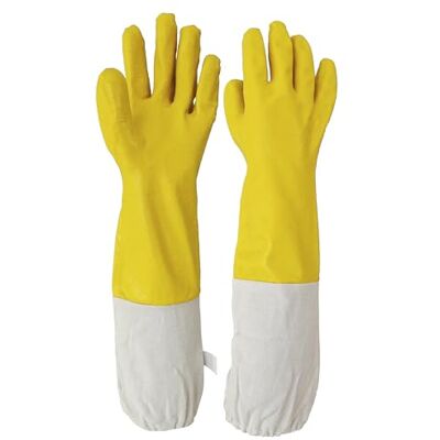 Ruvigrab Imkerhandschoen Nitril Imkerhandschoen voor dames en heren, ideaal voor beginners en professionals, bijenkorfhandschoenen, gemakkelijk te reinigen Ruvigrab Imkerhandschoen Nitril Imkerhandschoen voor dames en heren, ideaal voor beginners en professionals, bijenkorfhandschoenen, gemakkelijk te reinigen