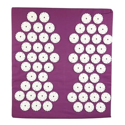 GMMH Shanti Acupressuurkussen, nekkussen, nagelkussen, 31 x 23 cm (paars) GMMH Shanti Acupressuurkussen, nekkussen, nagelkussen, 31 x 23 cm (paars)