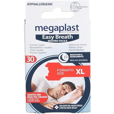 MEGAPLAST Speciale Neusstrips 30 stuks – 6,7 x 2 cm MEGAPLAST Speciale Neusstrips 30 stuks – 6,7 x 2 cm