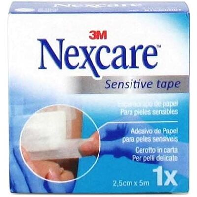 Nexcare Wit Papierband 2,5x5m - Eerste Hulp Hechtpleister Nexcare Wit Papierband 2,5x5m - Eerste Hulp Hechtpleister