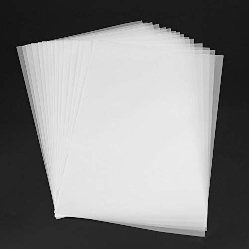 Hztyyier 100 stuks A4 transparant kopieerpapier voor kopiëren, tekenen, kalligrafie, voor thuiskantoor, papier of school