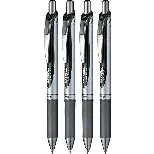 Pentel BL77 Energel XM Click Gelroller/balpen, 0,7 mm, zwart