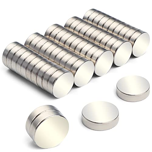 FINDMAG 50 stuks 10 x 3 mm magneten, koelkastmagneten, kleine magneten, neodymiummagneten, whiteboardmagneten, mini-magneten, magneten voor whiteboards, magneten voor knutselen, ronde magneten voor