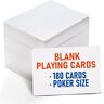 LotFancy 180 stuks witte blanco kaarten pokerformaat 6,3 * 8,8 cm voor doe-het-zelf, woordenschatkaarten, berichtenkaart, doe-het-zelf cadeaukaart, spel- of wenskaarten, matte coating
